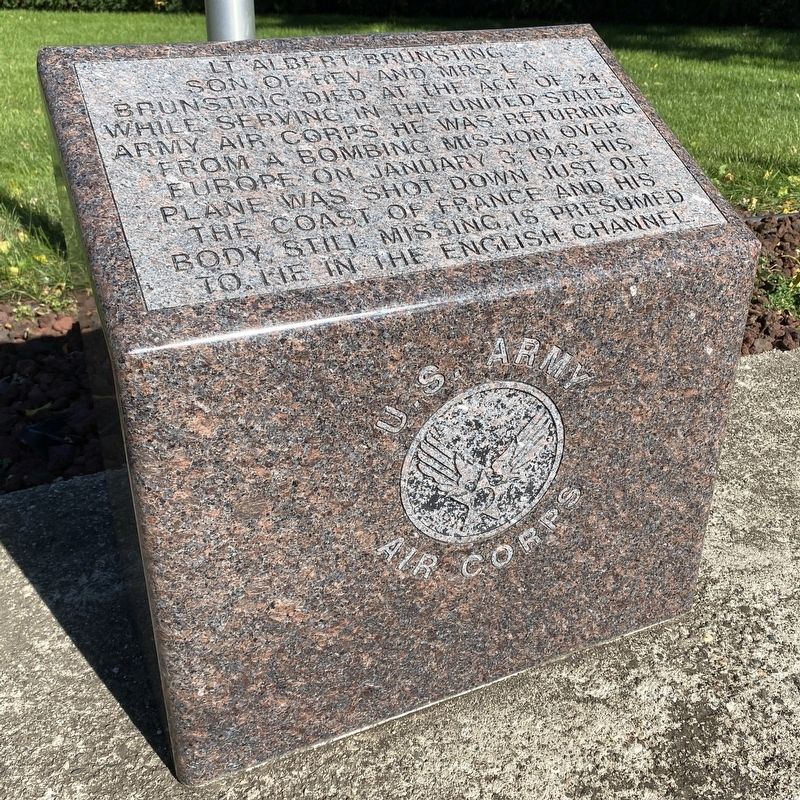 Lt. Albert Brunsting Marker image. Click for full size.