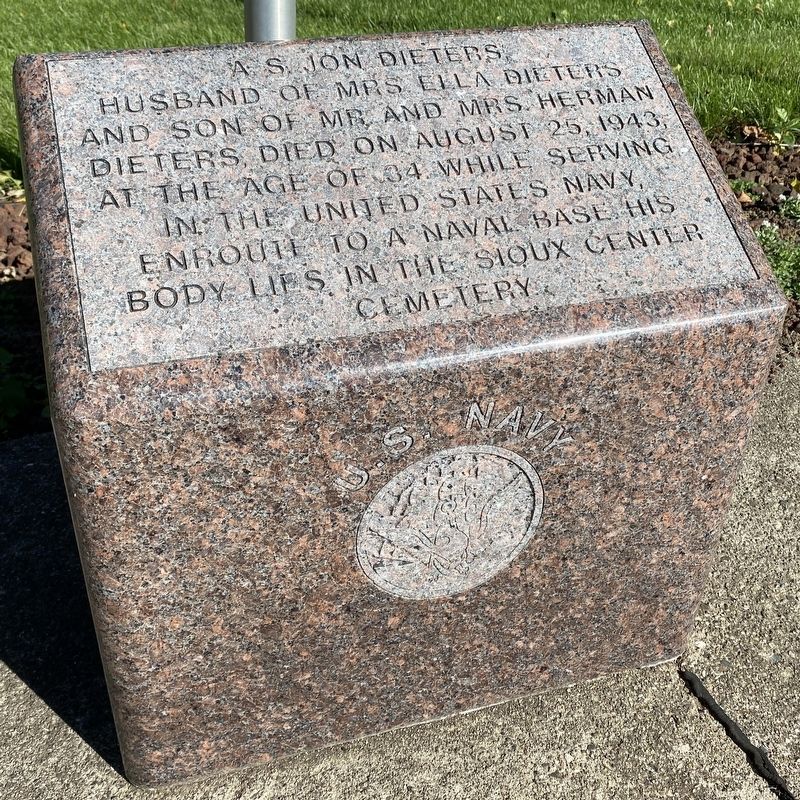 A. S. Jon Dieters Marker image. Click for full size.