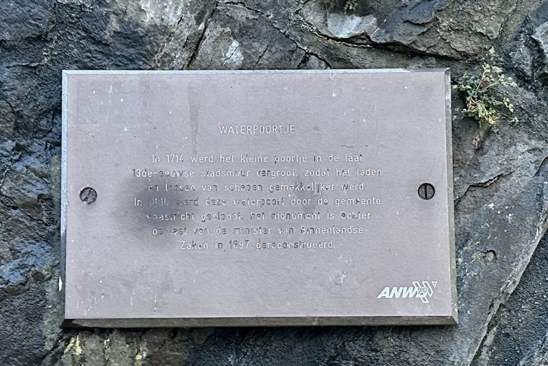 Waterpoortje / Water Gate Marker image. Click for full size.