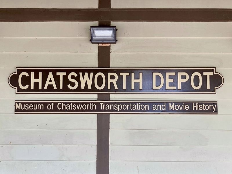 Chatsworth Depot and Museum image. Click for full size.