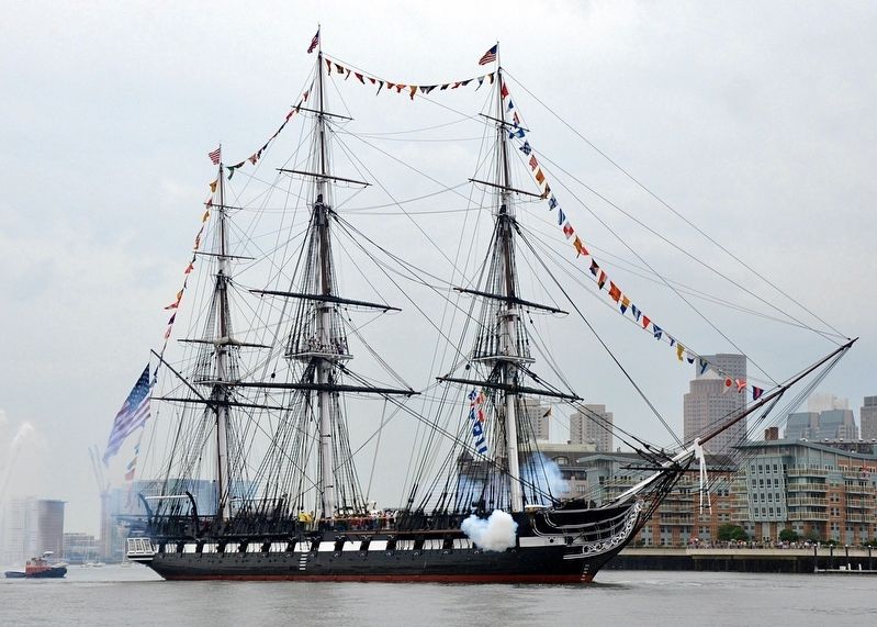 USS Constitution - "Old Ironsides" image. Click for full size.