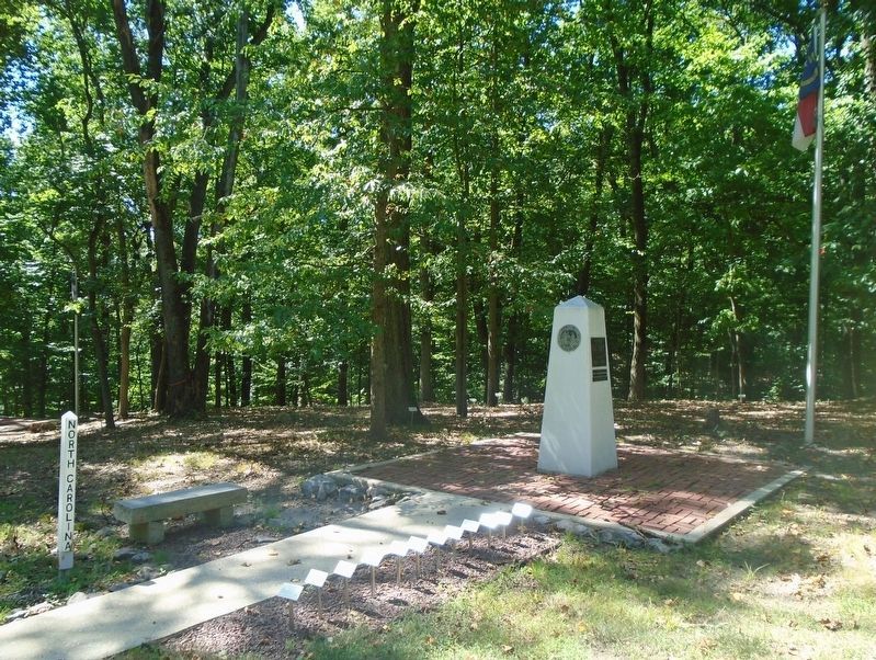 North Carolina Medal of Honor Recipients Memorial Plaza image. Click for full size.