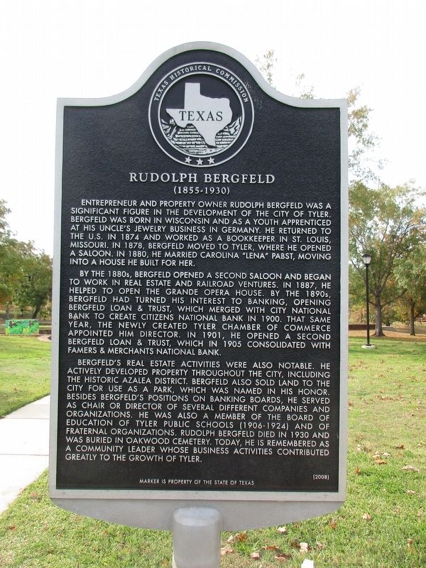 Rudolph Bergfeld Marker image. Click for full size.