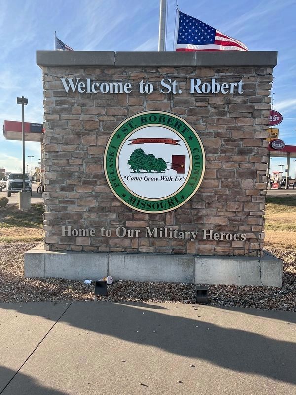Welcome to St. Robert Marker image. Click for full size.
