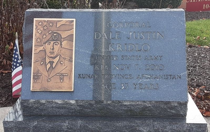 Corporal Dale Justin Kridlo Marker image. Click for full size.