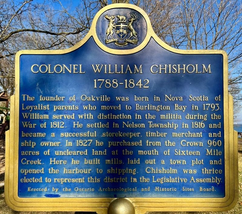 Colonel William Chisholm Marker. Click for full size. Colonel William Chisholm Marker image. Click for full size.