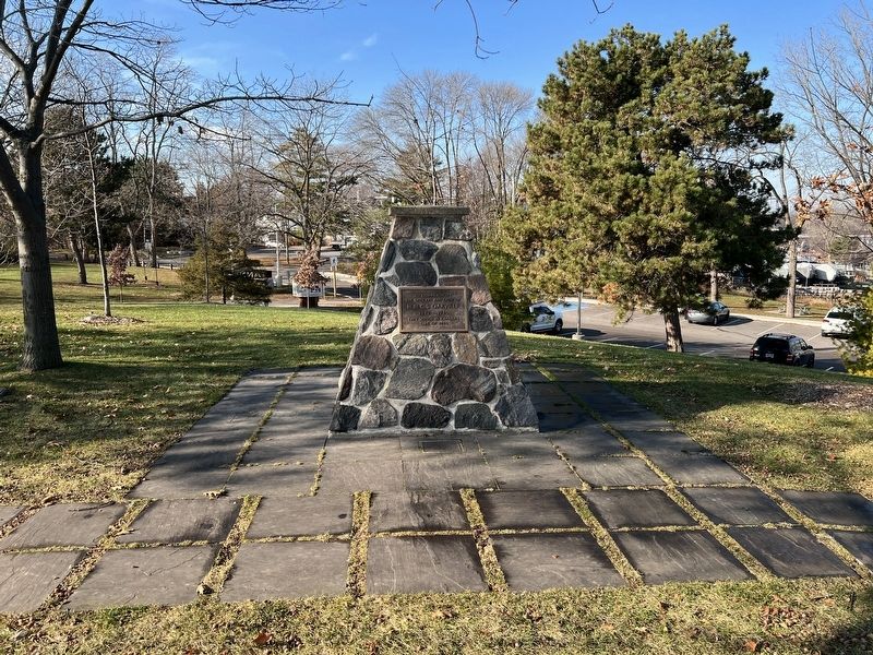 HMCS Oakville cairn. Click for full size. HMCS Oakville cairn image. Click for full size.
