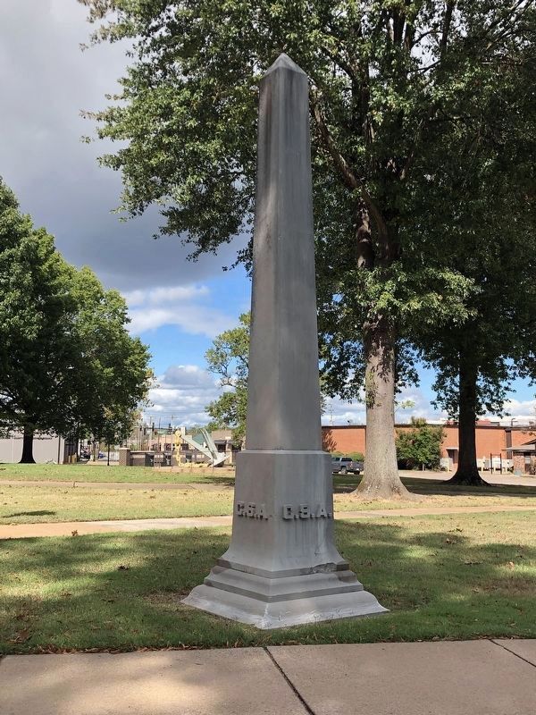 Conway Confederate Monument (rear side) image. Click for full size.