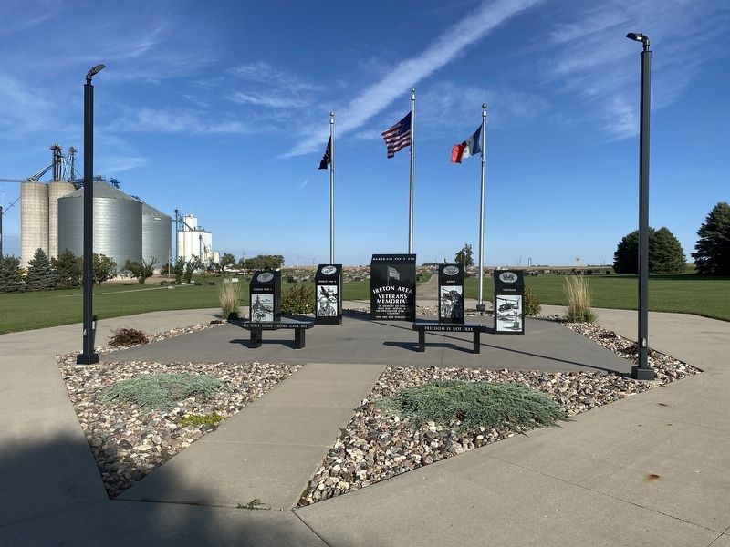 Ireton Area Veterans Memorial image. Click for full size.