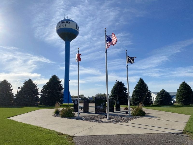 Ireton Area Veterans Memorial image. Click for full size.