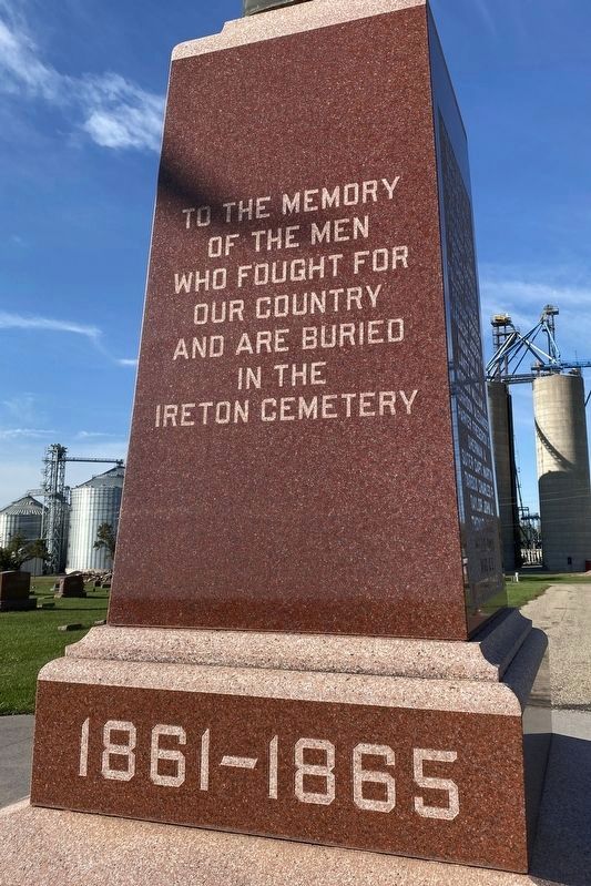 Ireton Civil War Monument image. Click for full size.