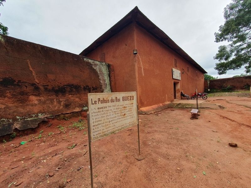 Palace of King Guezo and Marker. Click for full size. Palace of King Guezo and Marker image. Click for full size.