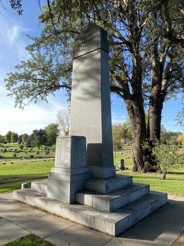 Grace Hill Civil War Veterans Monument image. Click for full size.