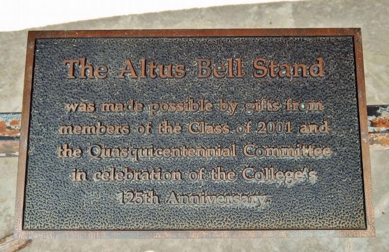 The Altus Bell Stand Marker image. Click for full size.