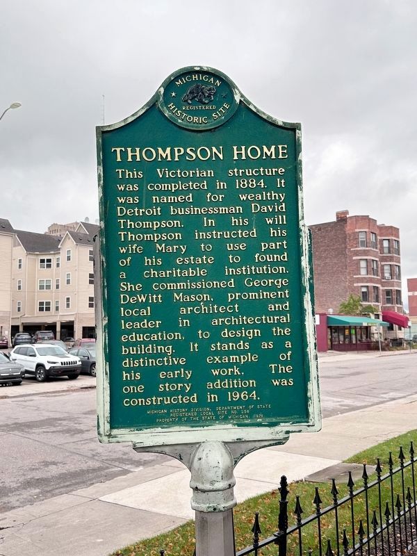 Thompson Home Marker image. Click for full size.