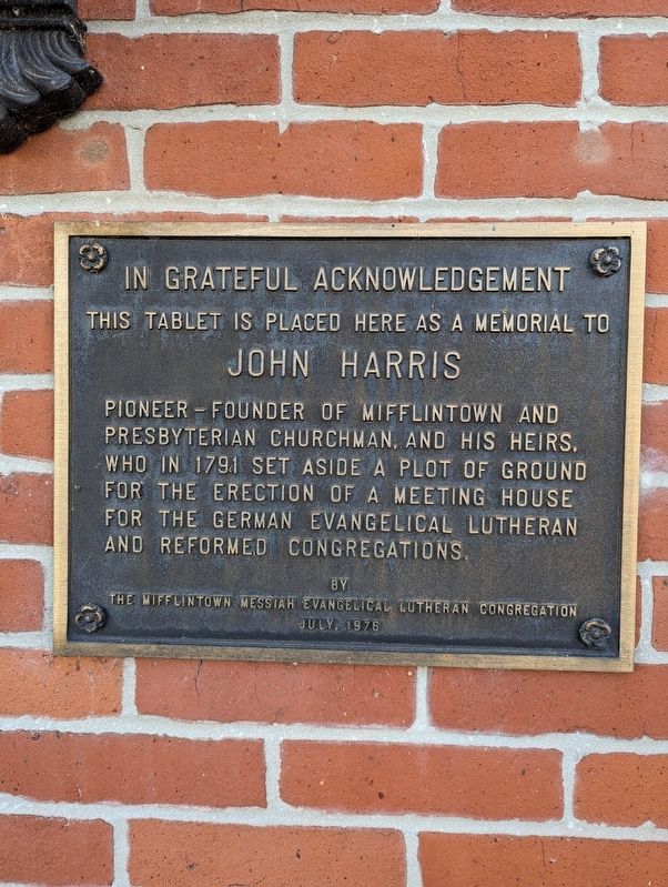 John Harris Marker image. Click for full size.