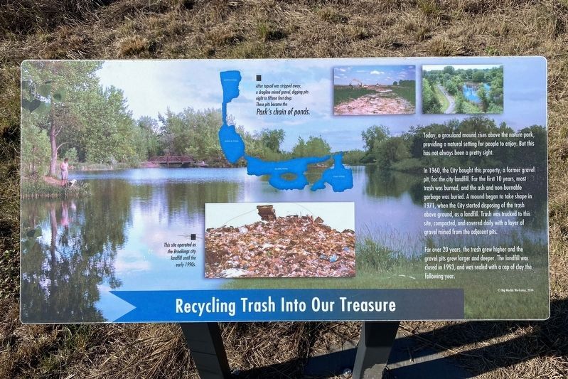 Recycling Trash Into Our Treasure Marker image. Click for full size.