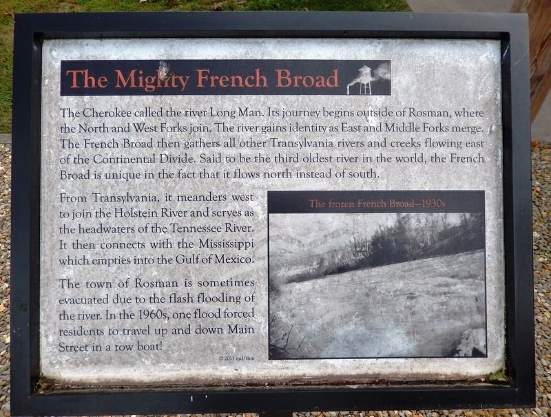The Mighty French Broad Marker image. Click for full size.