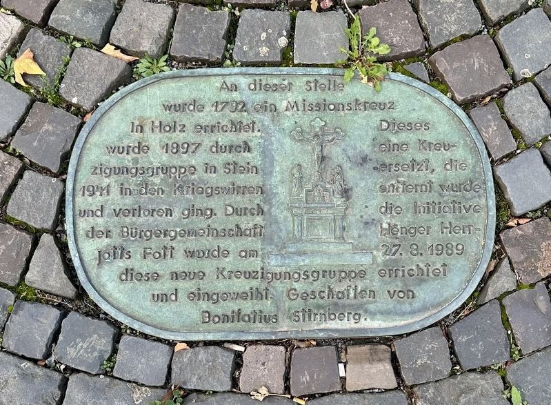 Kreuzigungsgruppe / Crucifixion Tableau Marker image. Click for full size.