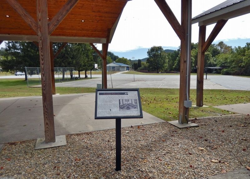 Rosman Schools Marker image. Click for full size.