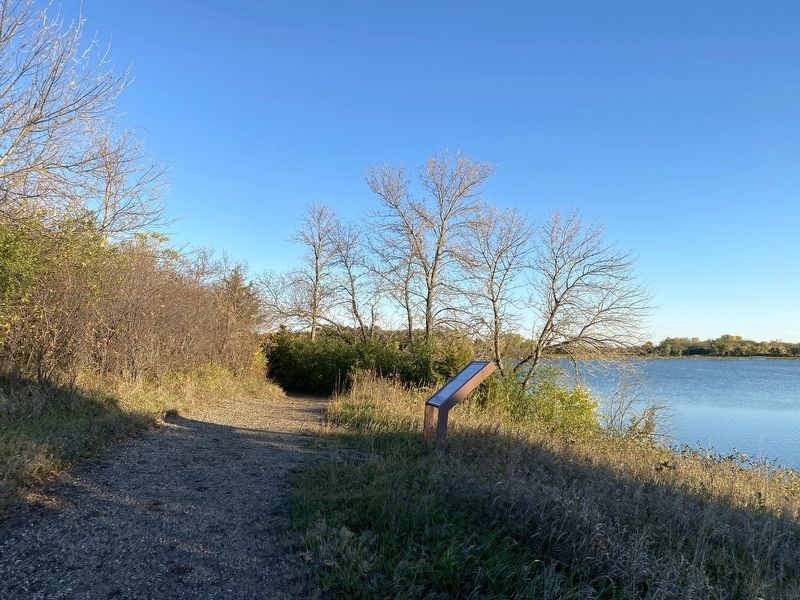 What is this earthen wall? Marker, from the west. Click for full size. What is this earthen wall? Marker, from the west image. Click for full size.