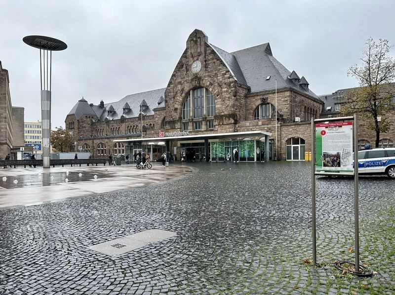Alemannia Aachen Football - Main Station / Hauptbahnhof and Marker image. Click for full size.
