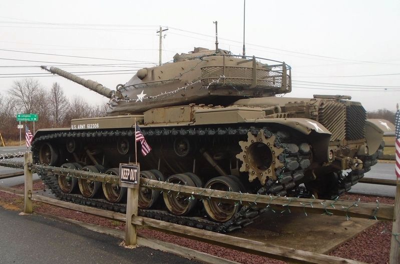 M-60 Tank Near World War II Memorial image. Click for full size.