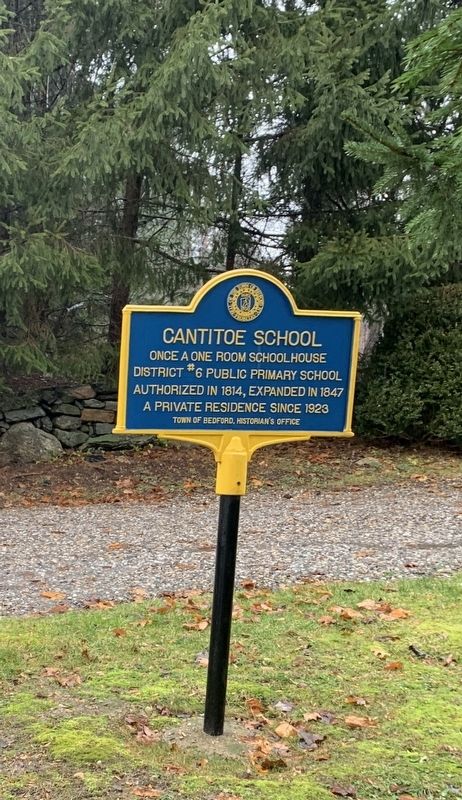 Cantitoe School Marker image. Click for full size.