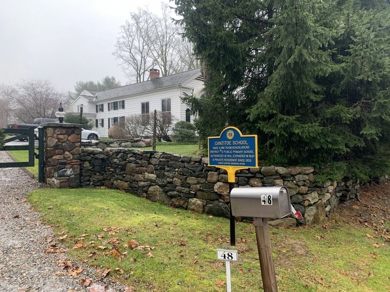 Cantitoe School Marker image. Click for full size.