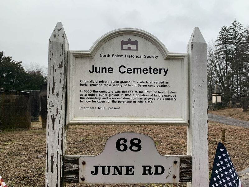 June Cemetery Marker image. Click for full size.