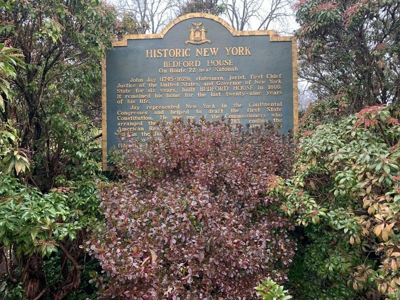 Bedford House Marker image. Click for full size.
