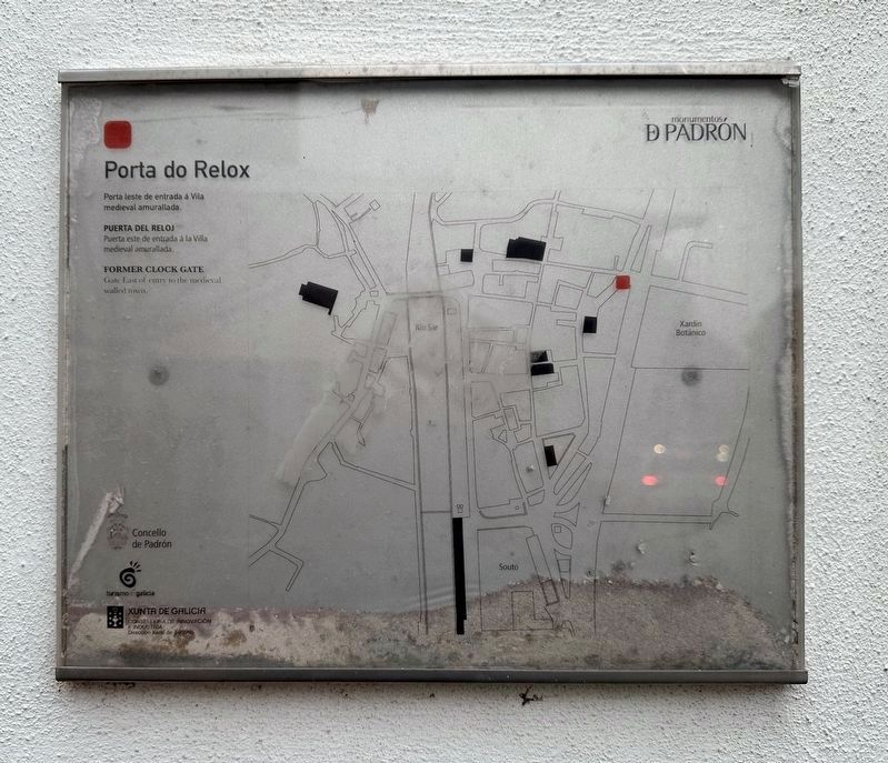 Porta do Relox / Puerta de Reloj / Former Clock Gate Marker. Click for full size. Porta do Relox / Puerta de Reloj / Former Clock Gate Marker image. Click for full size.