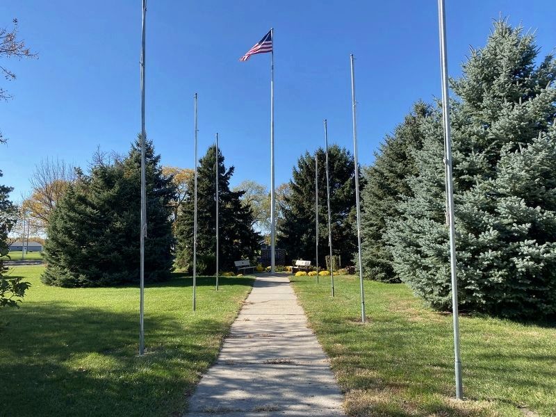 Pickstown Centennial Garden Memorial. Click for full size. Pickstown Centennial Garden Memorial image. Click for full size.