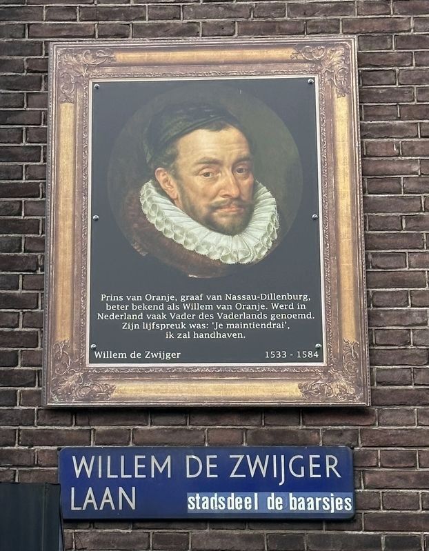 Willem de Zwijger / William the Silent Marker image. Click for full size.