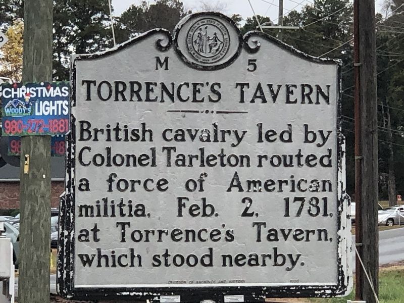 Torrence's Tavern Marker image. Click for full size.