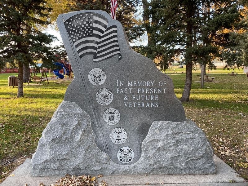 Gregory Veterans Memorial image. Click for full size.