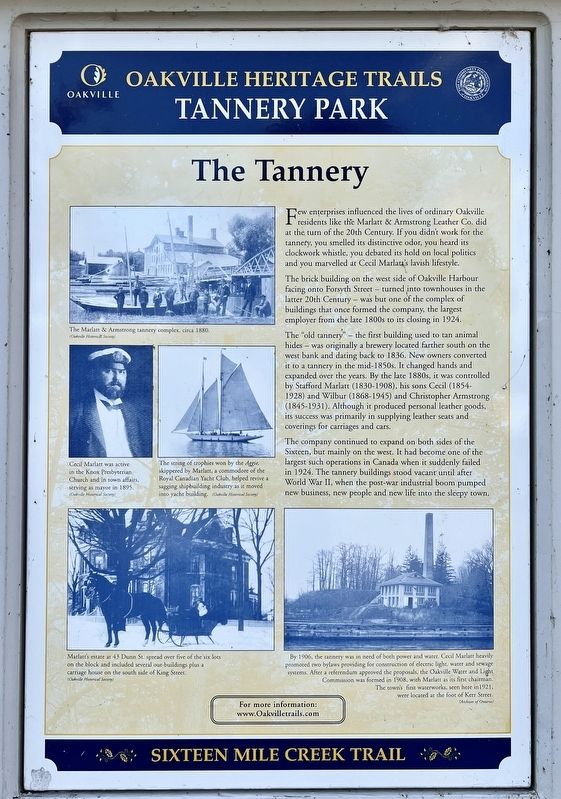 The Tannery Marker image. Click for full size.