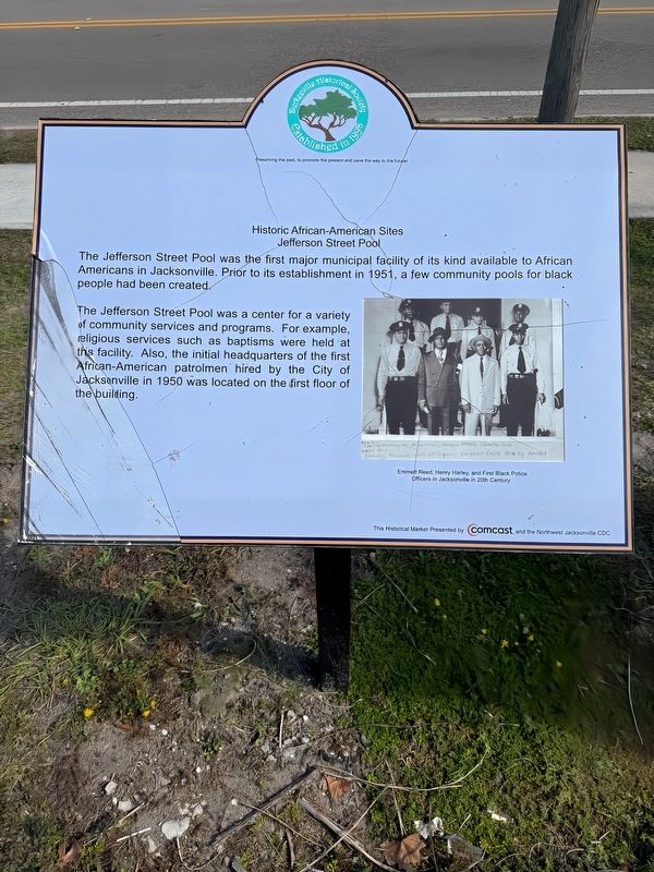 Jefferson Street Pool Marker image. Click for full size.