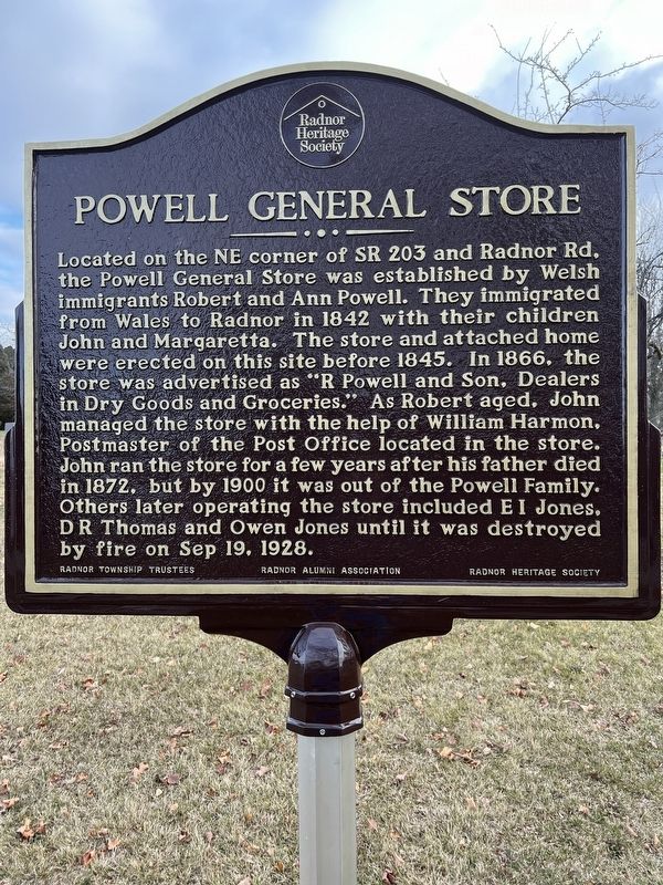 Powell General Store Marker image. Click for full size.