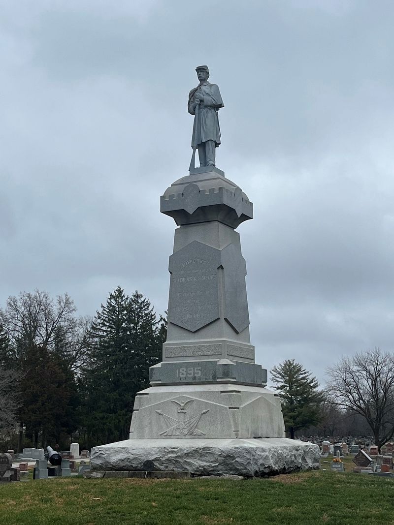 In Memory of ths Soldiers and Sailors of Christian Co. Monument. Click for full size. In Memory of ths Soldiers and Sailors of Christian Co. Monument image. Click for full size.