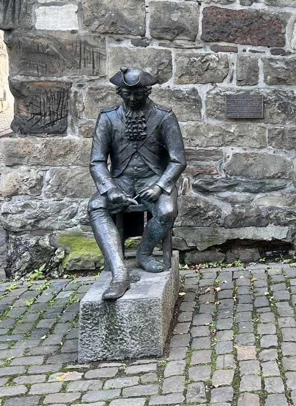 Der schnitzende Pennsoldat / The Whittling Soldier and Marker image. Click for full size.