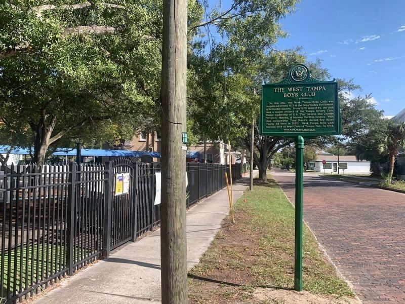 New location of The West Tampa Boys Club Marker image. Click for full size.