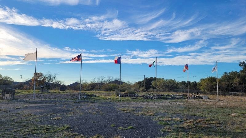 The view of the Mission San Lorenzo archaeological site from the street image. Click for full size.