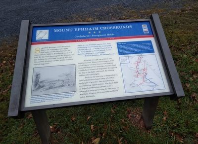 Mt. Ephraim Crossroads Marker image. Click for full size.