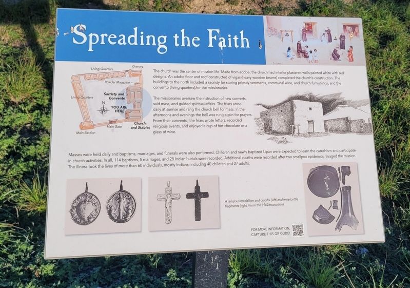 Spreading the Faith Marker. Click for full size. Spreading the Faith Marker image. Click for full size.