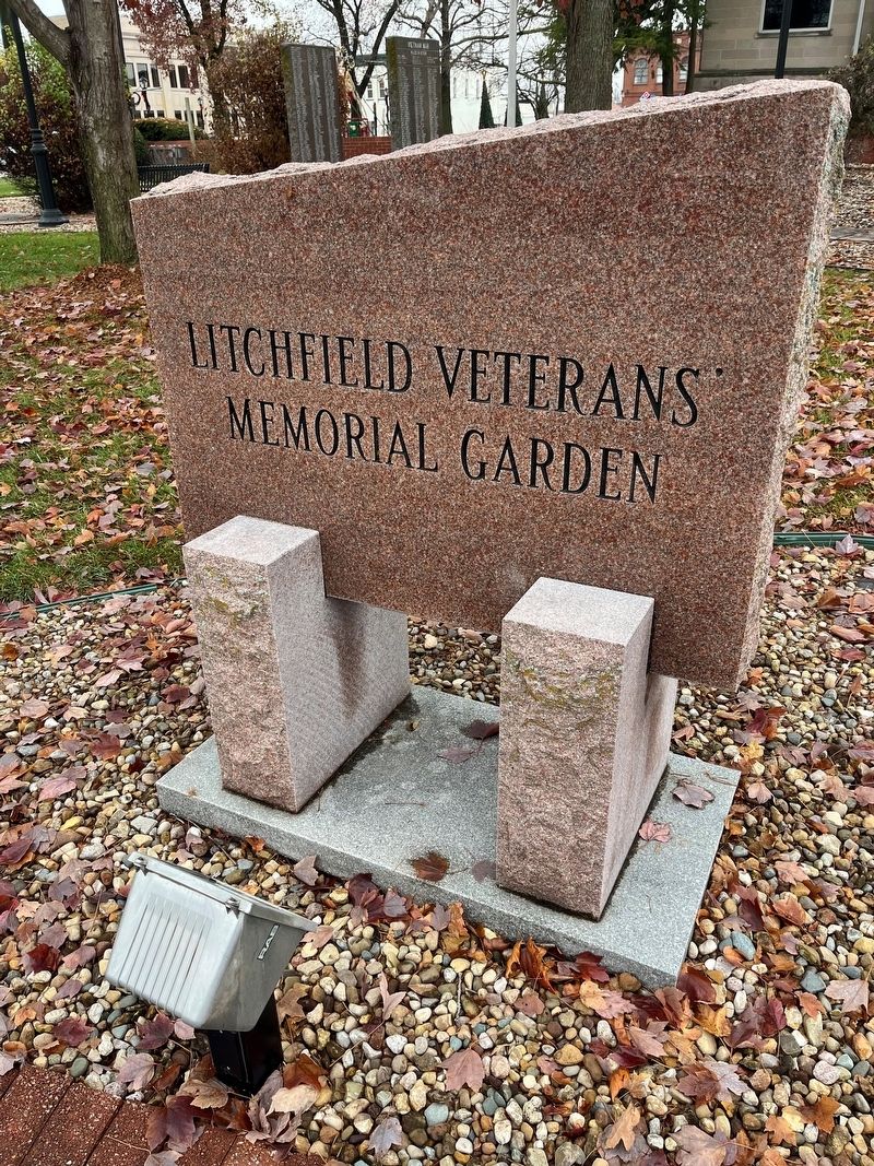 Litchfield Veterans Memorial Park Marker image. Click for full size.