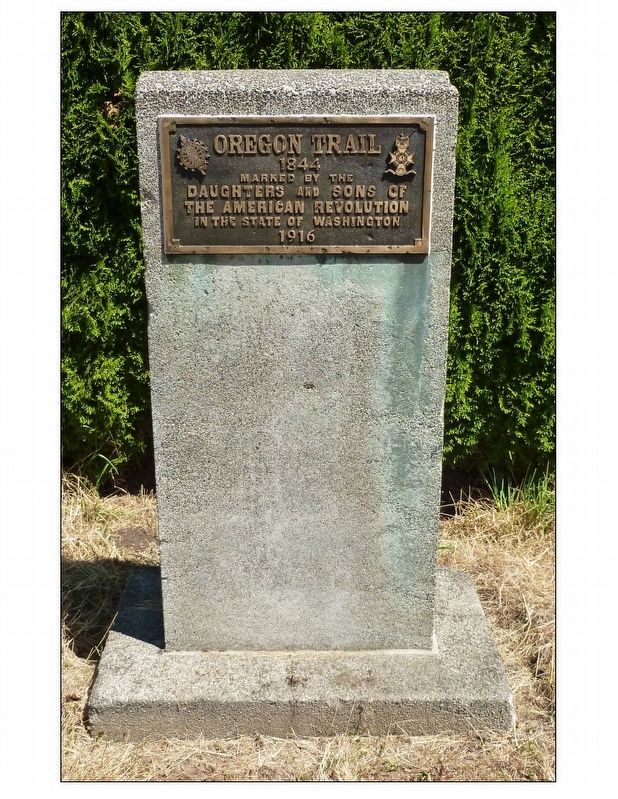 Oregon Trail 1844 Marker. Click for full size. Oregon Trail 1844 Marker image. Click for full size.