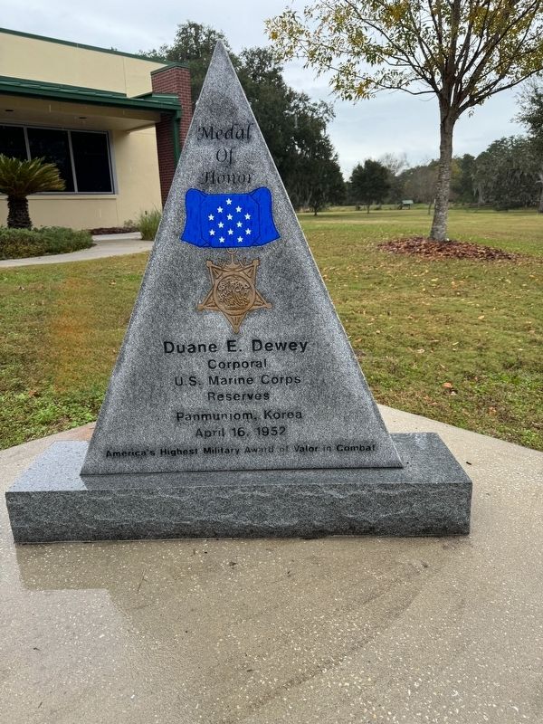 Duane E. Dewey Marker image. Click for full size.