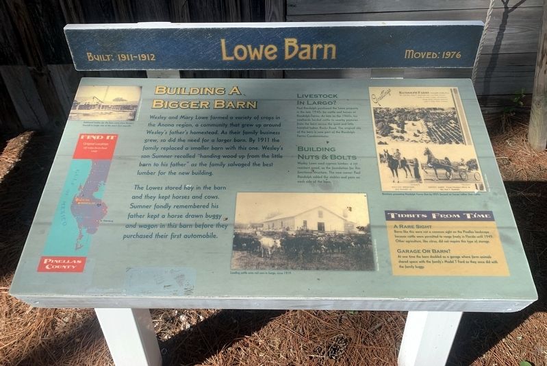Lowe Barn Marker image. Click for full size.