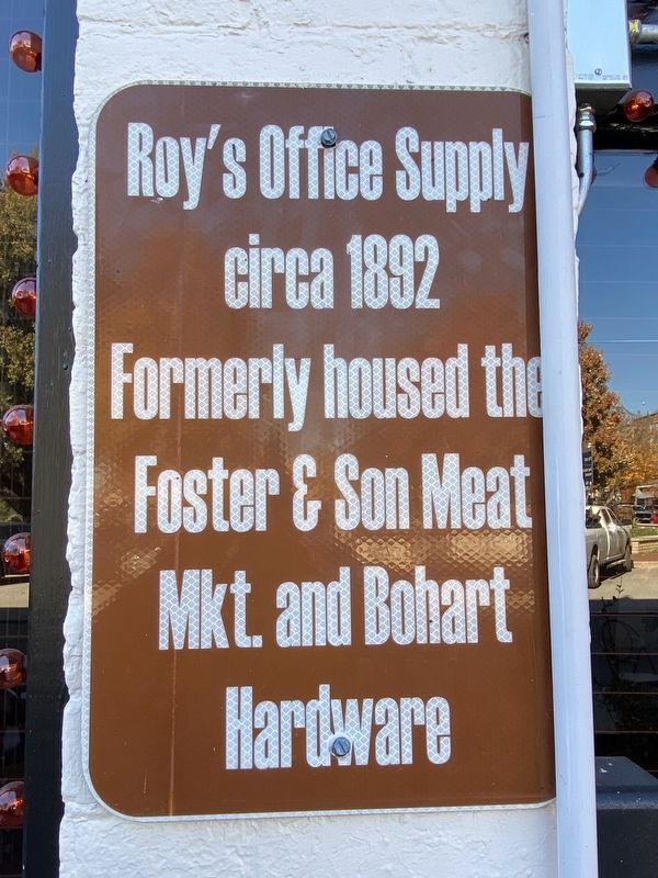 Roy's Office Supply Marker image. Click for full size.